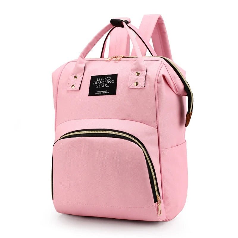 Sac à dos à langer-BabyPropre rose clair