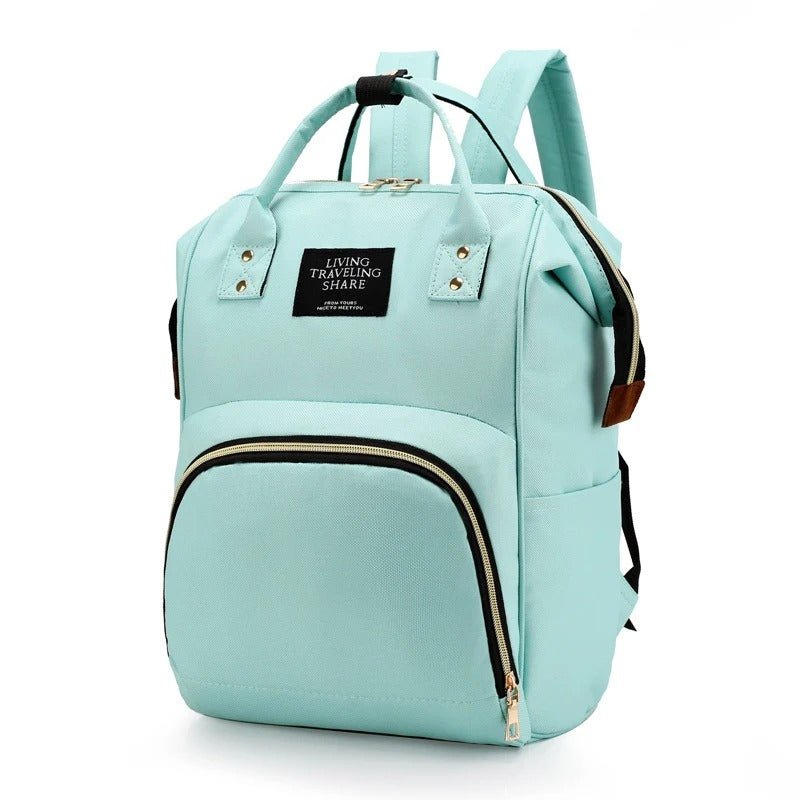 Sac à dos à langer vert clair