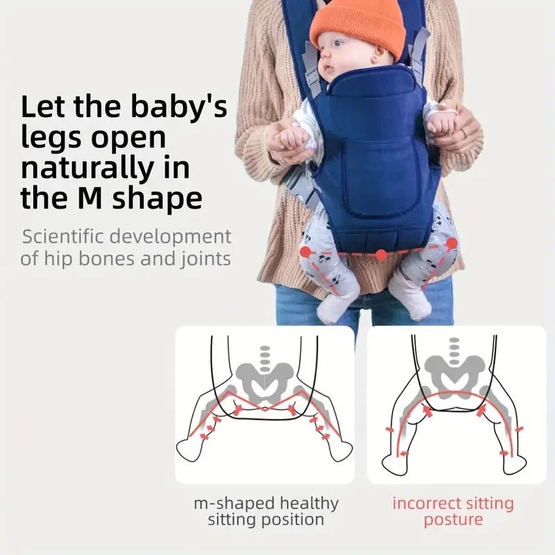 Écharpe porte - bébé “Câlin Tout Terrain” – Ergonomique, confortable et polyvalente 4 en 1 - BÉBÉ EN PLEIN AIR