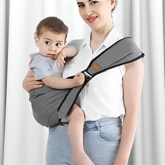 porte bebe gris maman porte bébé à la hanche