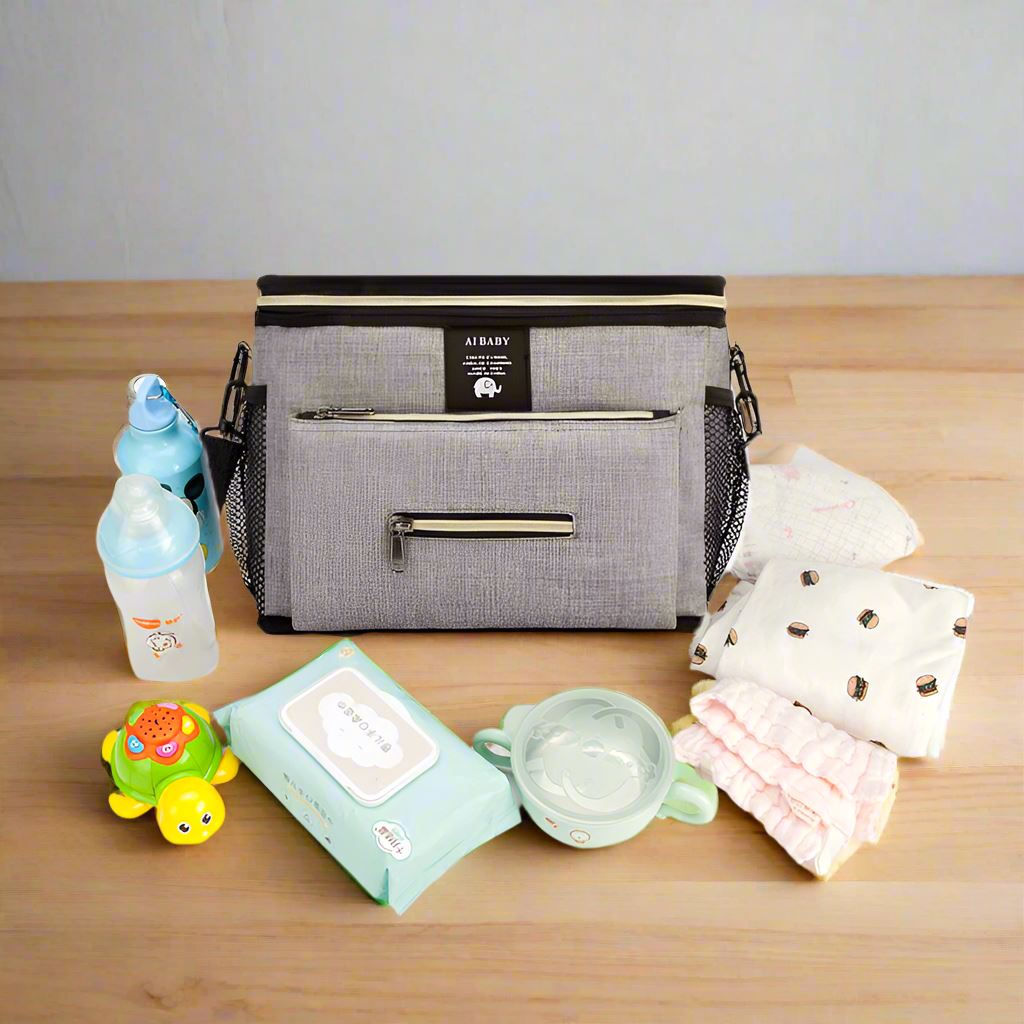 Sac à Langer - BabyTravel™ - Gris - BÉBÉ EN PLEIN AIR