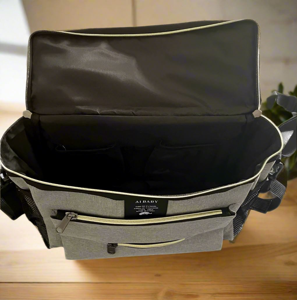 Sac à Langer - BabyTravel™ - Gris - BÉBÉ EN PLEIN AIR