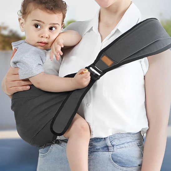 porte bebe noir maman porte bébé à la hanche
