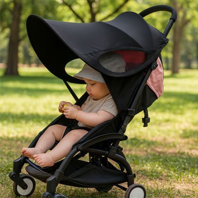 Parasol pour poussette contre le soleil | Protection optimale - BÉBÉ EN PLEIN AIR