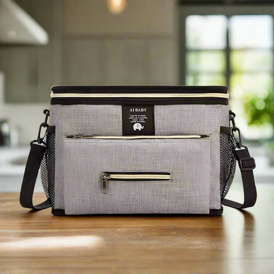 Sac à Langer - BabyTravel™ - Gris - BÉBÉ EN PLEIN AIR