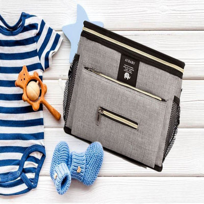Sac à Langer - BabyTravel™ - Gris - BÉBÉ EN PLEIN AIR
